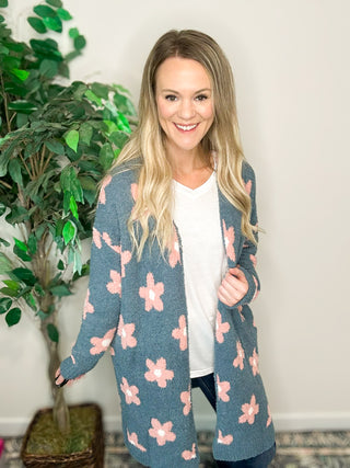 Midnight Bloom Cloud Cardi