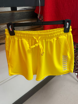 Solid Sunflower Yellow Everyday Shorts