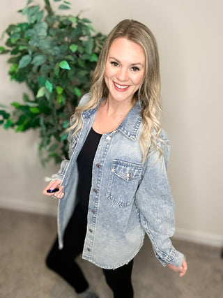 Lt Wash Denim Jean Jacket