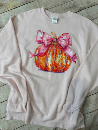 Pink Pumpkin Sweatshirt