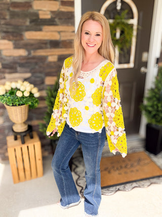 Lime Love Crochet Top