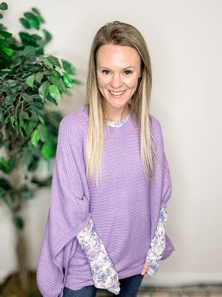 Playful Poncho - Purple