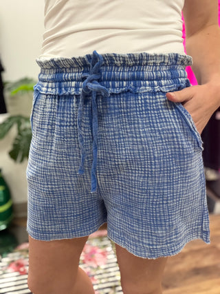 DOORBUSTER SHORTS - Blue