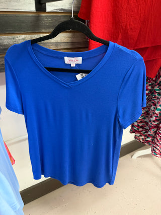 Jess Lea Basic Tee - Royal Blue