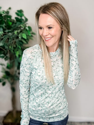 Sweet Sage Mesh Top