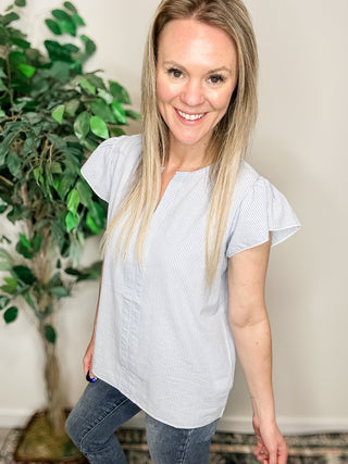 For the Record Striped Top