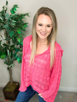 POL Hot Pink Sweater