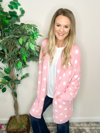 Polka Dot Party Cloud Cardi