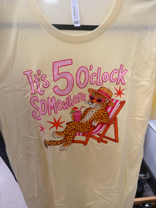 5:00 Somewhere Graphic Tee