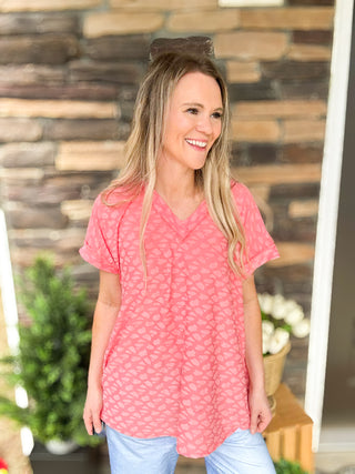 Easy Breezy Top - Coral