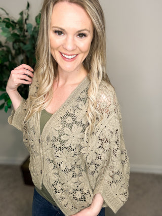 POL Meadow Magic Crochet Cardi