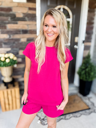 Pop of Pink Set | Comfy Women’s Boutique Matching Set