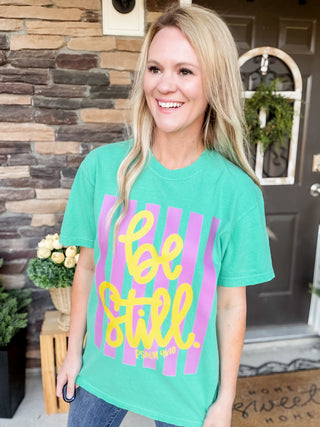 Be Still Tee | Faith-Based Boutique Graphic Tee for Women