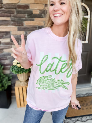 Later Gator Tee | Cute Boutique Graphic Tee for Women