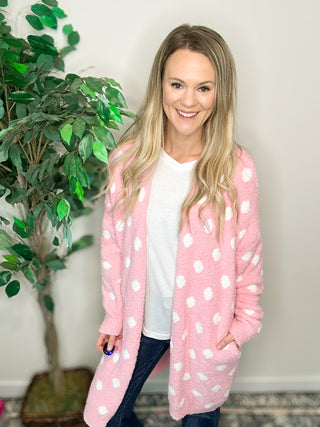 Polka Dot Party Cloud Cardi