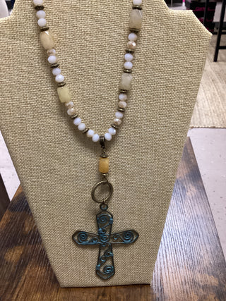 Turq Antique Cross