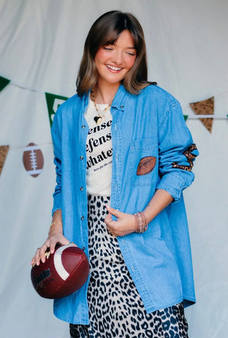 Football Button Up