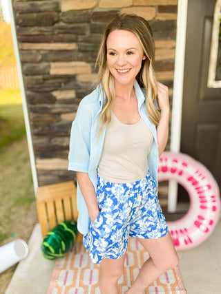 Casual Outing Shorts - Blue