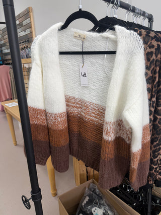 Color Block Cardi