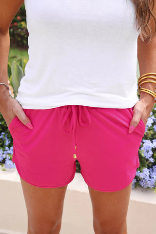 Solid Raspberry Everyday Shorts
