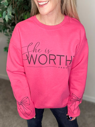She is Worthy Sweatshirt