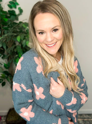 Midnight Bloom Cloud Cardi