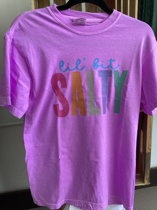 Lil Bit SALTY Tee | Comfort Colors Tee