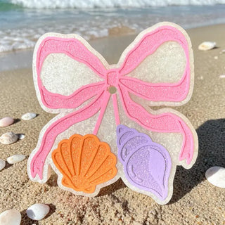 Seashell Bow Freshie | Coastal Handmade Car Air Freshener