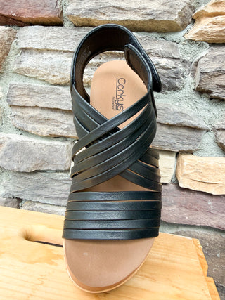 Good For You Black Corky Wedge