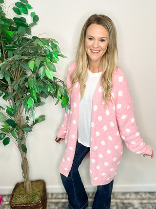 Polka Dot Party Cloud Cardi