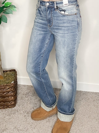 Thermal Straight High Waist Judy Blues