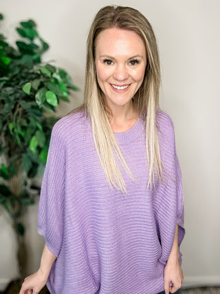 Playful Poncho - Purple