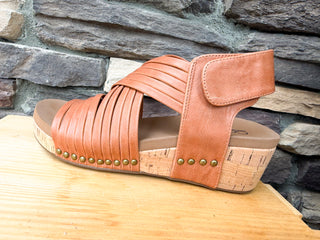 Good For You Tan Corky Wedge