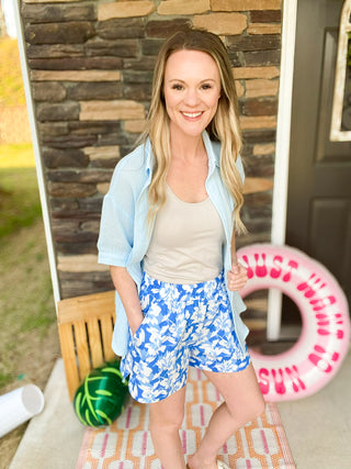 Casual Outing Shorts - Blue