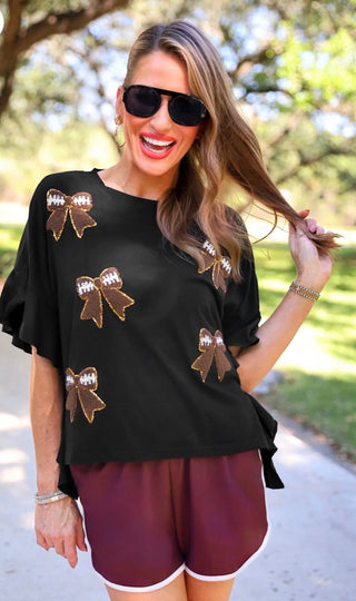 Sideline Sparkle Top