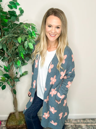 Midnight Bloom Cloud Cardi