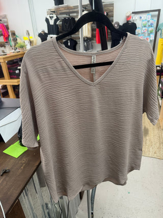DOORBUSTER TOP - Mocha