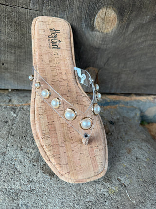 Corkys Jump In Clear sandal