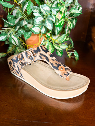 Rhodes Sandals - Leopard