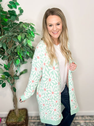 Mint to Bloom Cloud Cardi