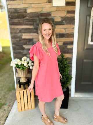 Coral Crush Dress