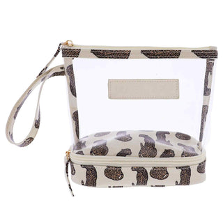 Clear Wild Heart Travel Bag