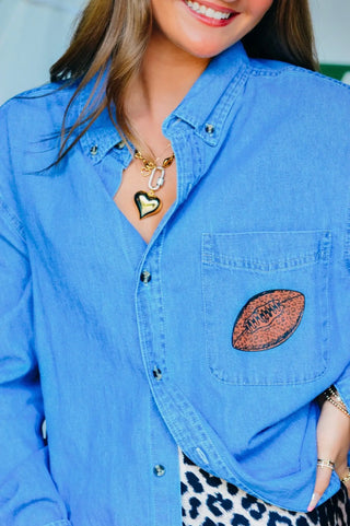 Football Button Up