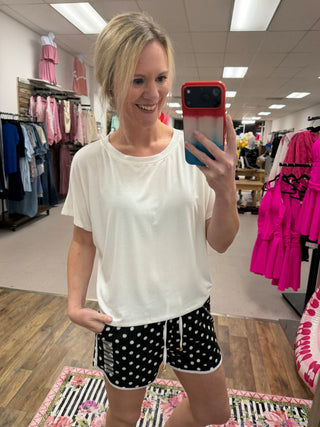 After Dark Polka Dot Everyday Shorts