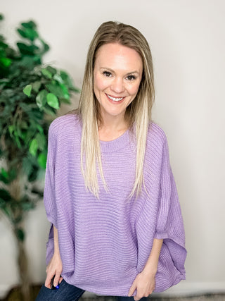 Playful Poncho - Purple