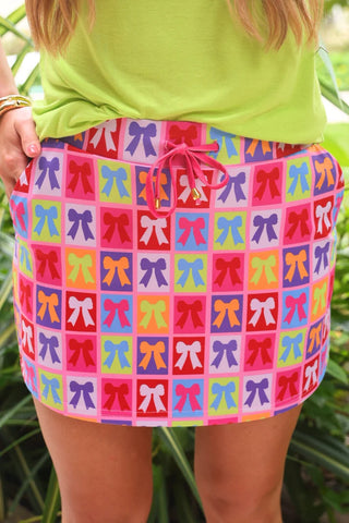 Everyday Skort - Bow Bonanza