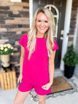 Pop of Pink Set | Comfy Women’s Boutique Matching Set