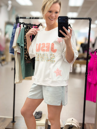 Jesus Saves White Top