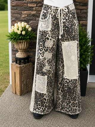 Sand Leopard Pants