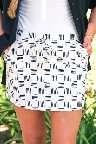 Everyday Skort - Checkmate Chic